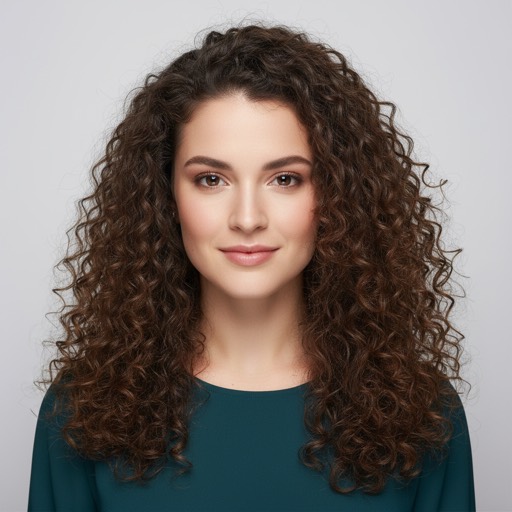 Long curly